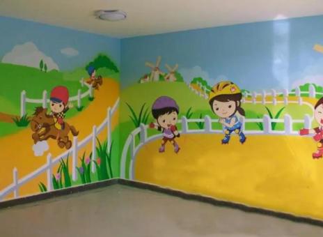 大关幼儿园墙体彩绘制作流程及注意事项