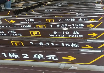 大关广告标识中，常见的几种安装方式。